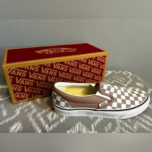 Vans classic slip on checkerboard in etherea, sold out